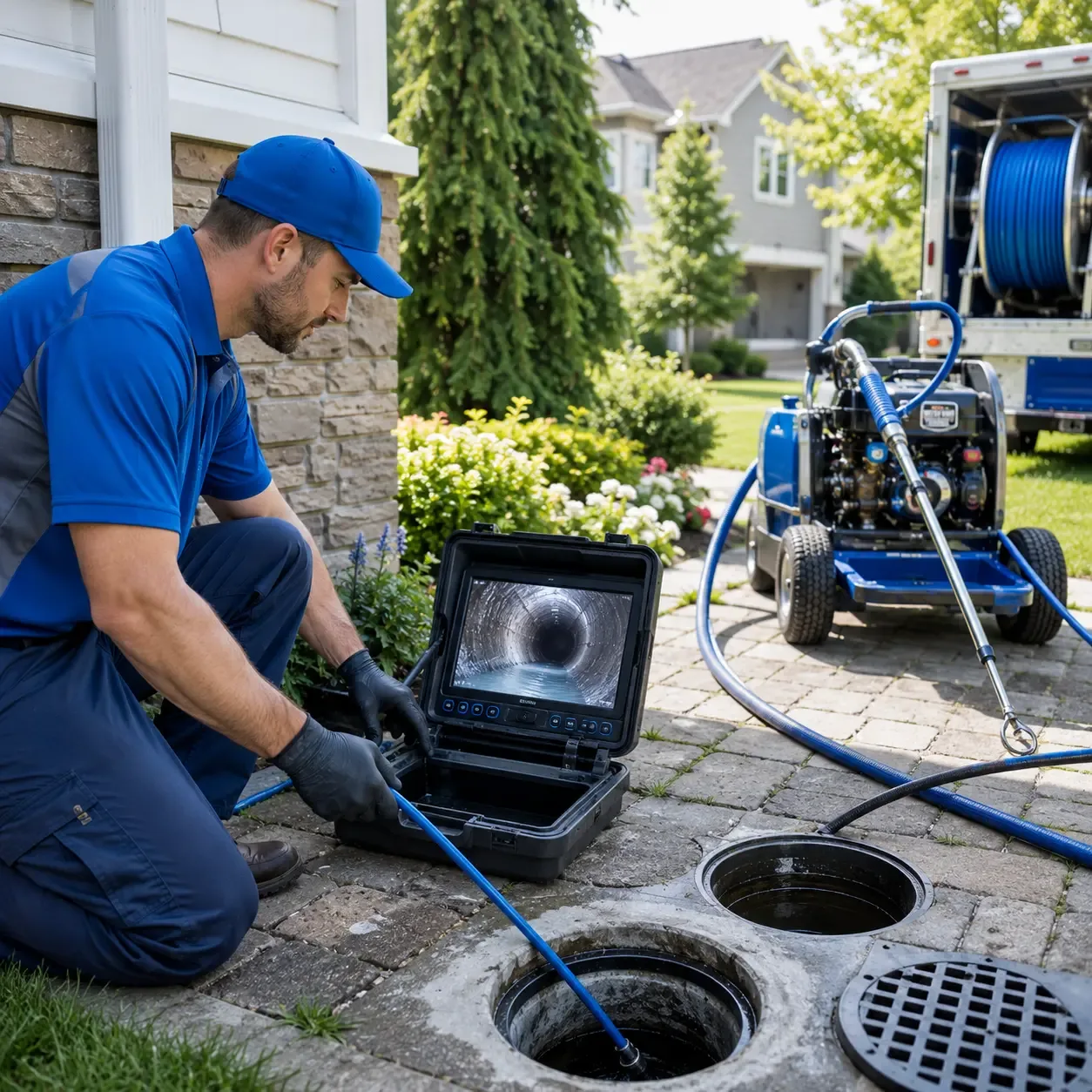 Outdoor drain cleaning professionals serving Hometown, IL